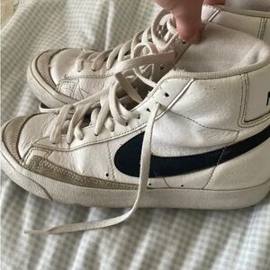 Nike White High-Top Sneakers